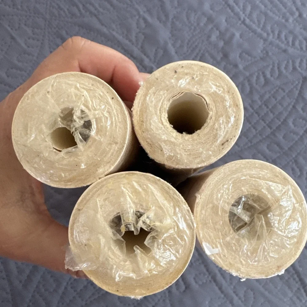 Vintage 90s Lot Of 4 Cottage Core Floral Wallpaper Border Prepasted 15 feet X 4